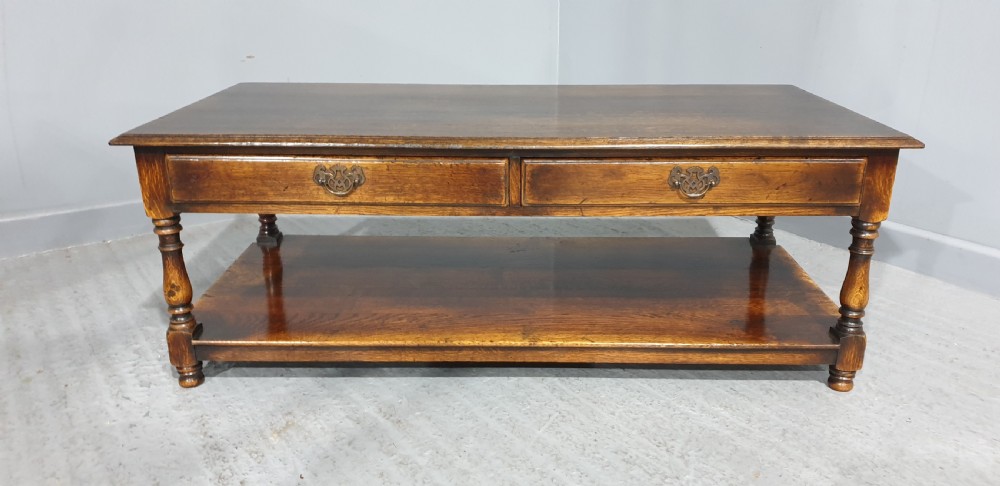 Oak Plank Coffee Table View III