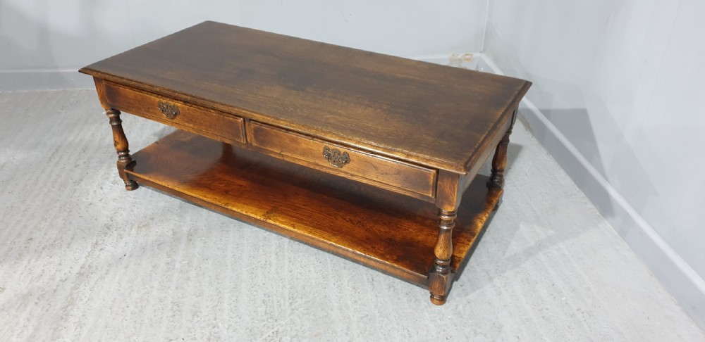 Oak Plank Coffee Table View IV
