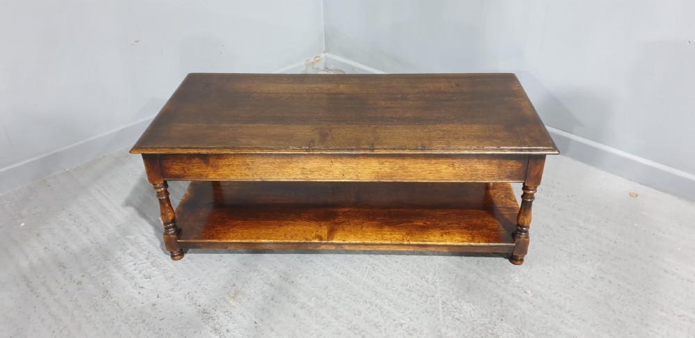 Oak Plank Coffee Table View V