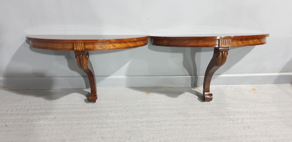 Super Pair Wall Hanging Console Tables View II