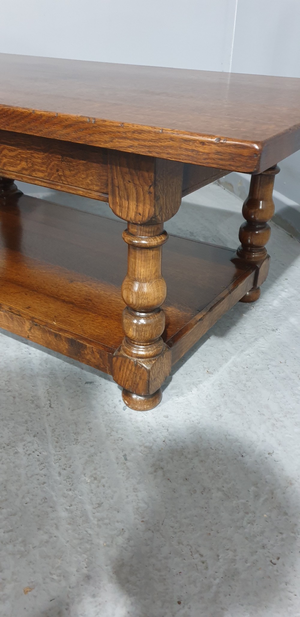 Oak Plank Coffee Table View III