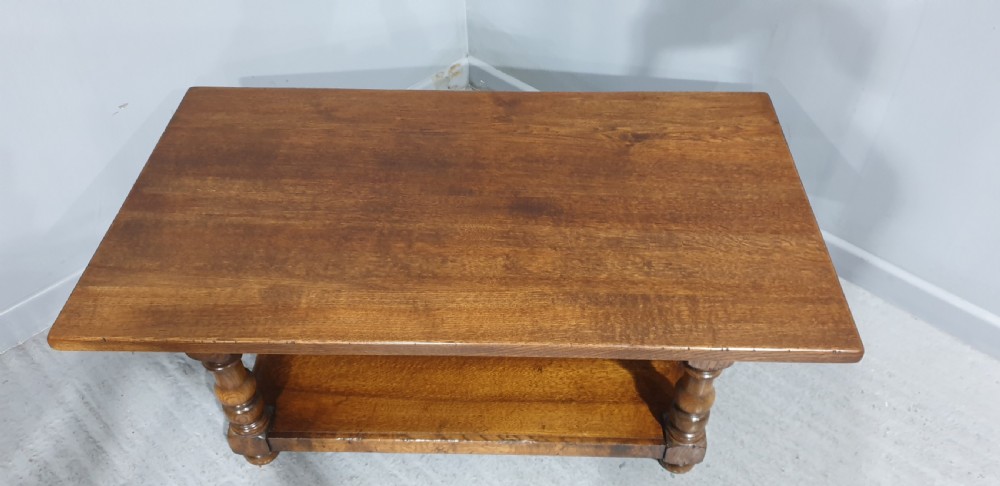Oak Plank Coffee Table View V