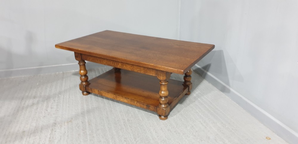 Oak Plank Coffee Table View VI