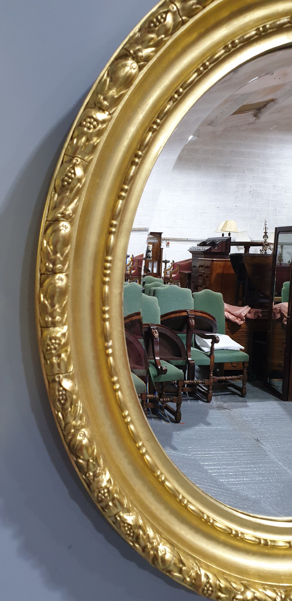 Superb Pair English Victorian Gilt Mirrors View III