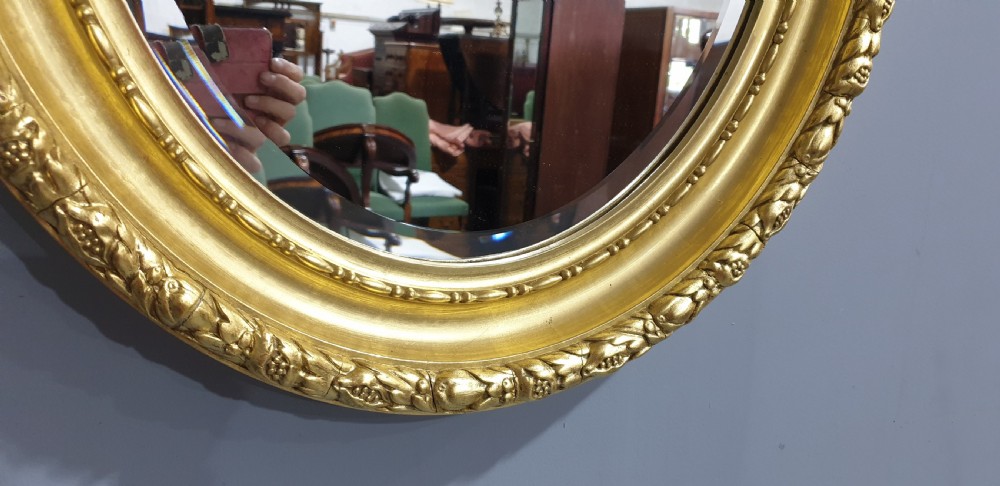Superb Pair English Victorian Gilt Mirrors View VI