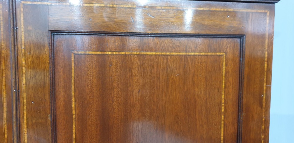Mahogany Linen Press of Small Proportions View VII