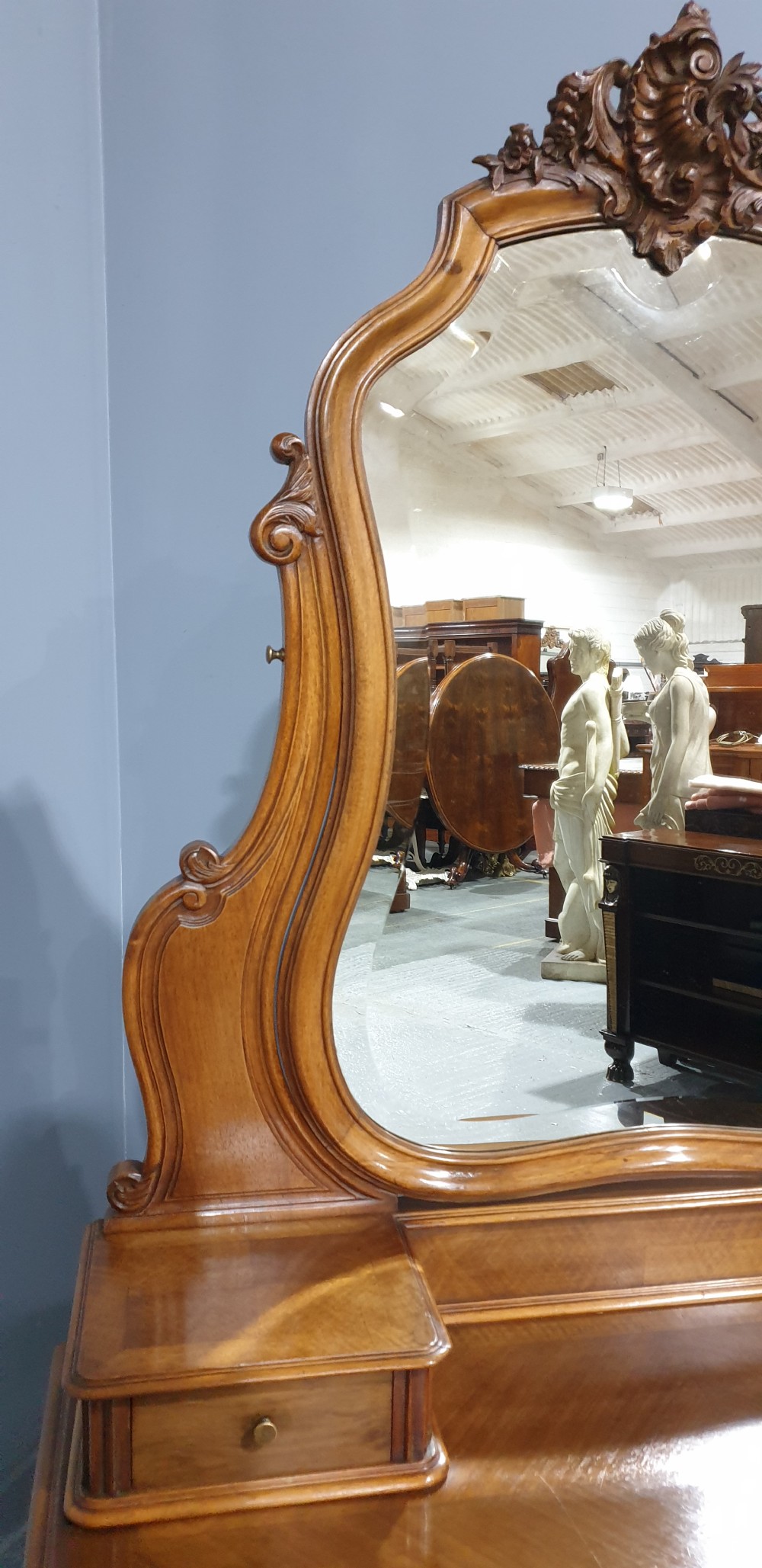 Superb French Walnut Dressing Table View VII