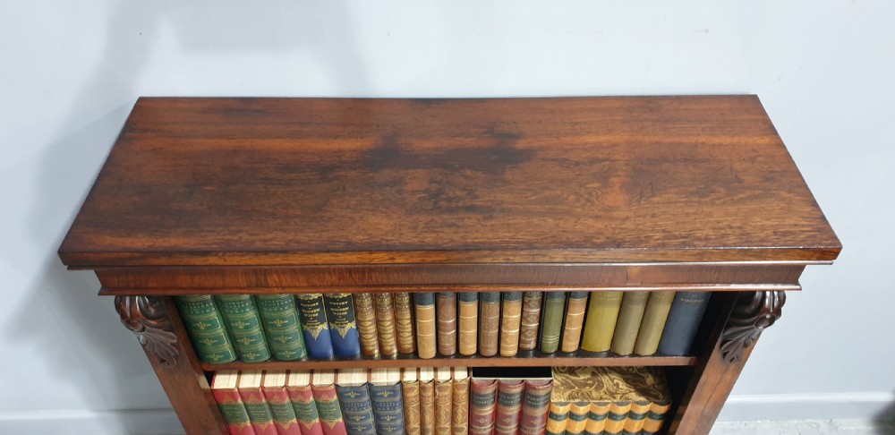 Fine Victorian Rosewood Open Adjustable Library Bookcase View IX