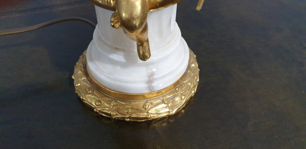 Top Quality Ormolu and Marble Table Lamp View VI