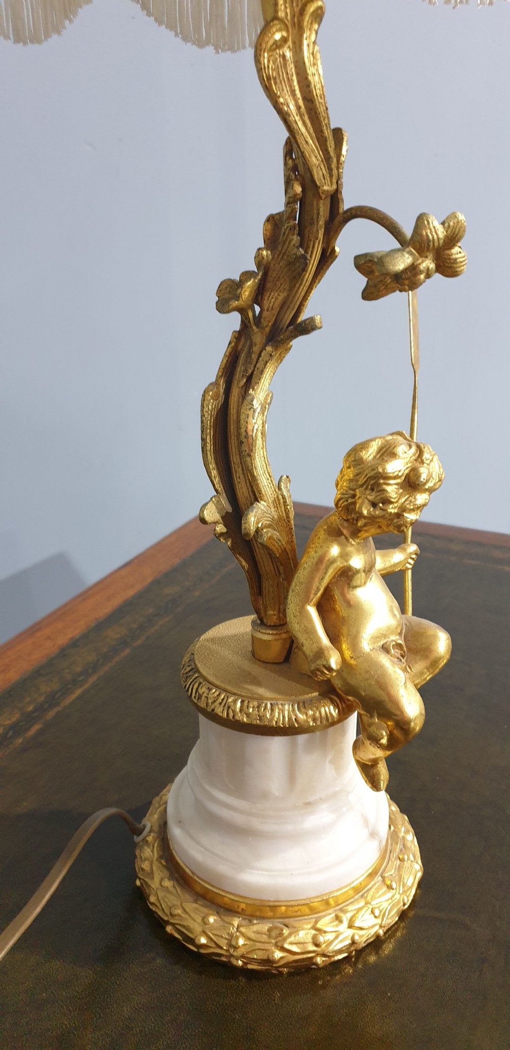 Top Quality Ormolu and Marble Table Lamp View VII