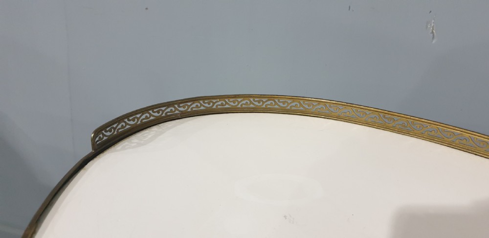 Pair French Painted and Gilt Mounted Tables View IV