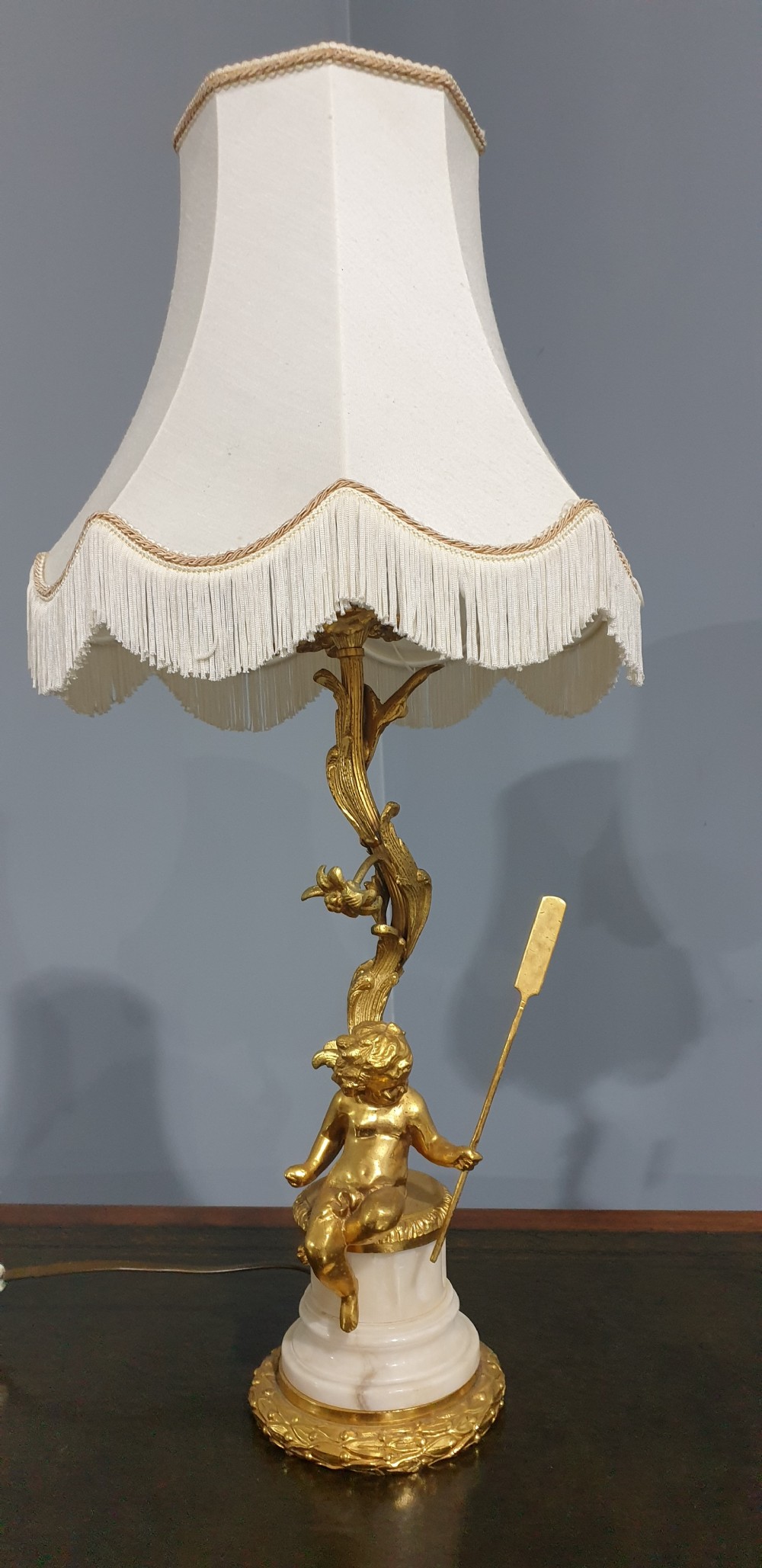 Top Quality Ormolu and Marble Table Lamp
