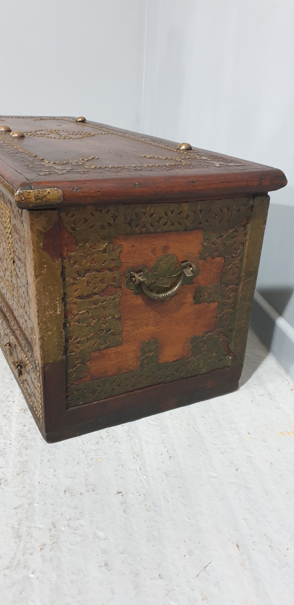 Superb Anglo Indian Marriage Coffer View V