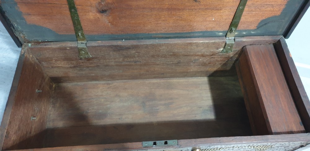 Superb Anglo Indian Marriage Coffer View X