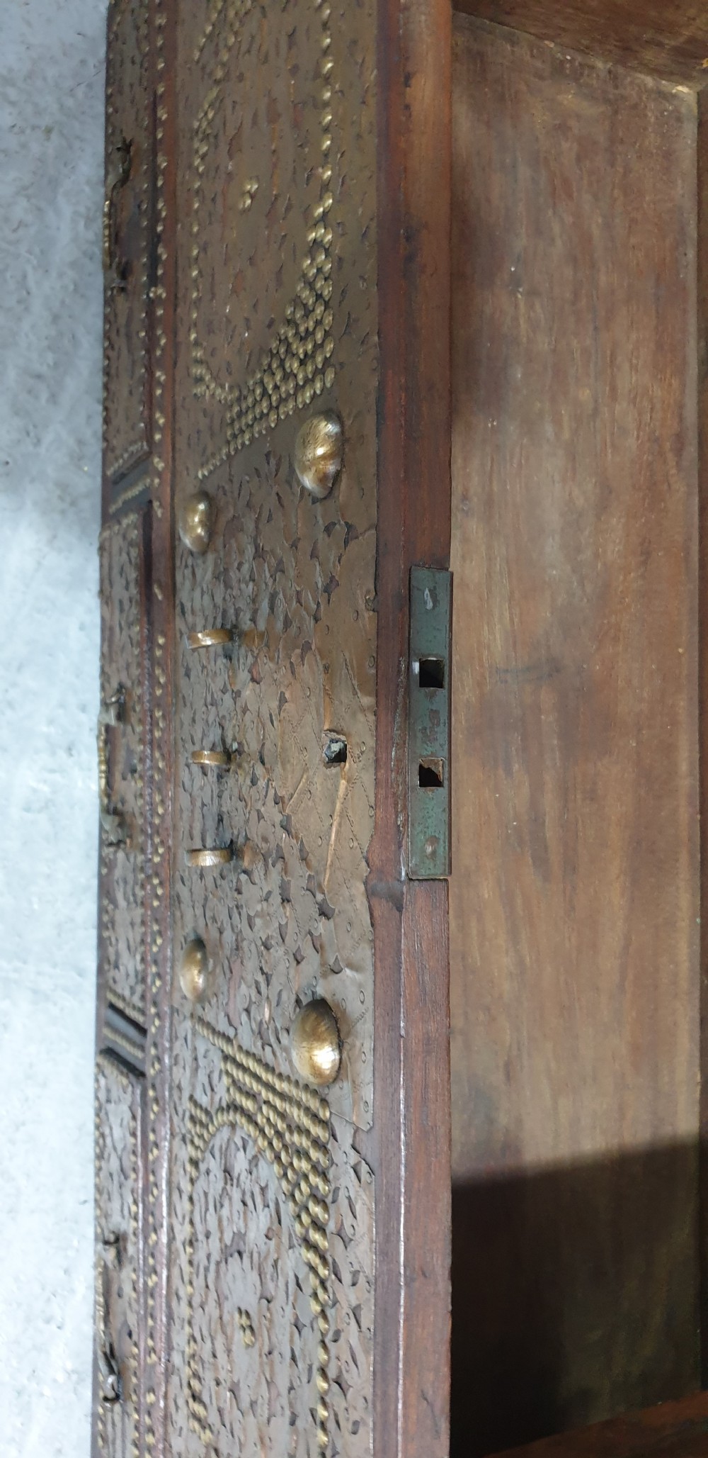 Superb Anglo Indian Marriage Coffer View XIII