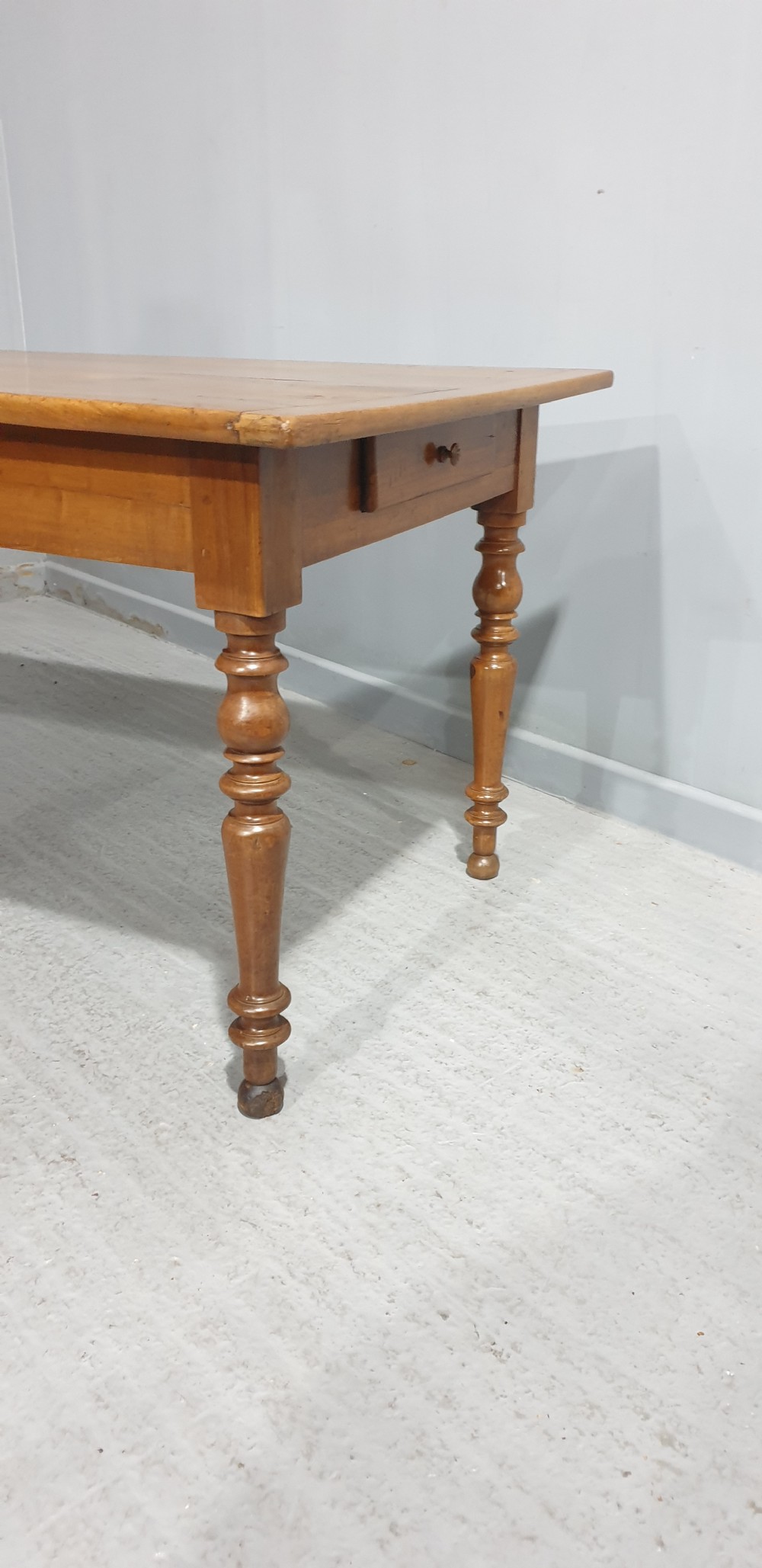 Fabulous French Cherry Farmhouse Kitchen Refrectory Table View II