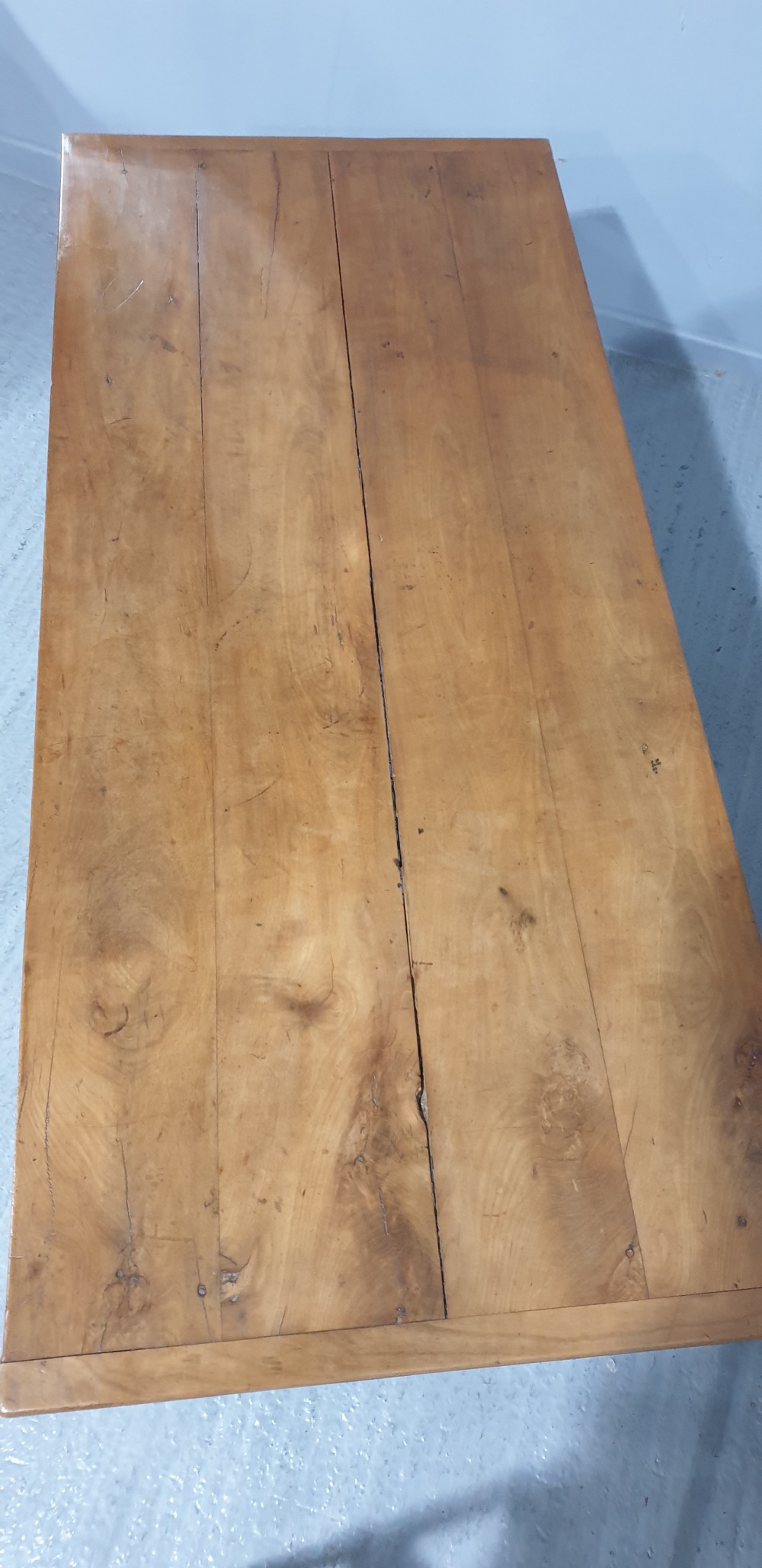Fabulous French Cherry Farmhouse Kitchen Refrectory Table View IX