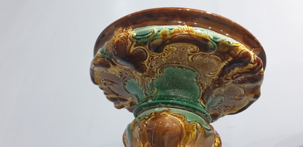 Pair Victorian Ceramic Pedestals View IX