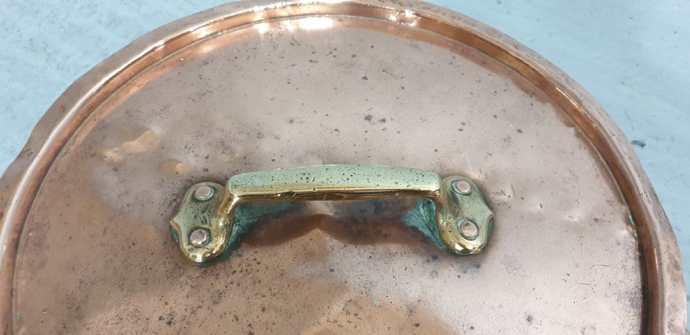 Large Georgian Copper Cooking Pot View V