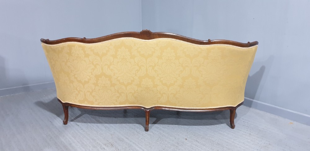 Superb French Curved Sofa View VII