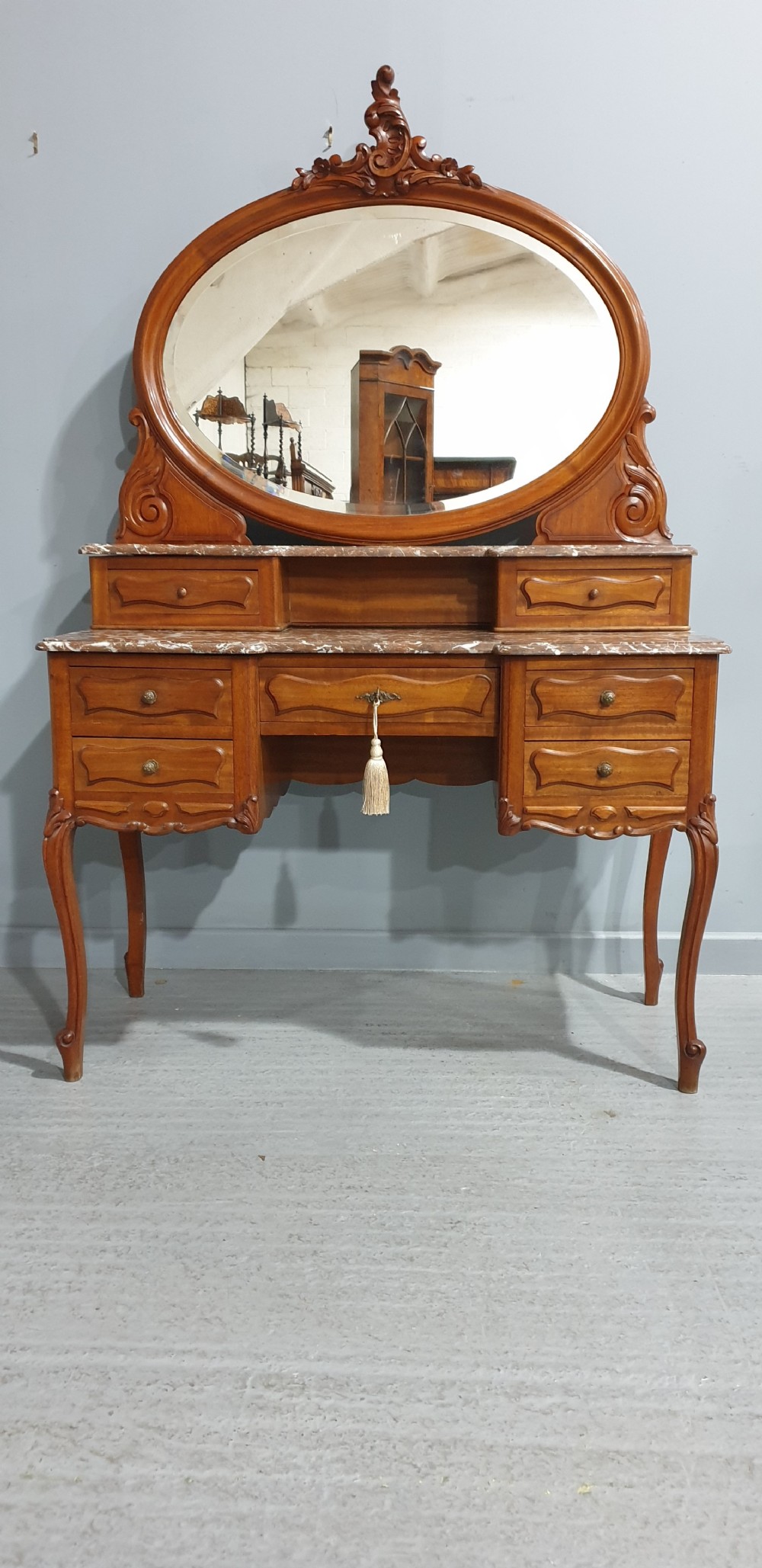 Super French Walnut Dressing Table