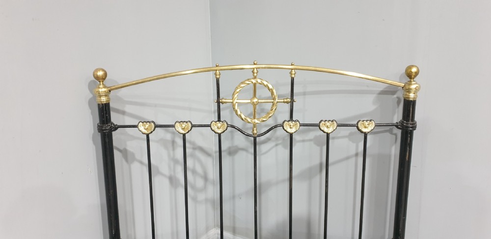 Victorian Brass and Iron Double Bed View III