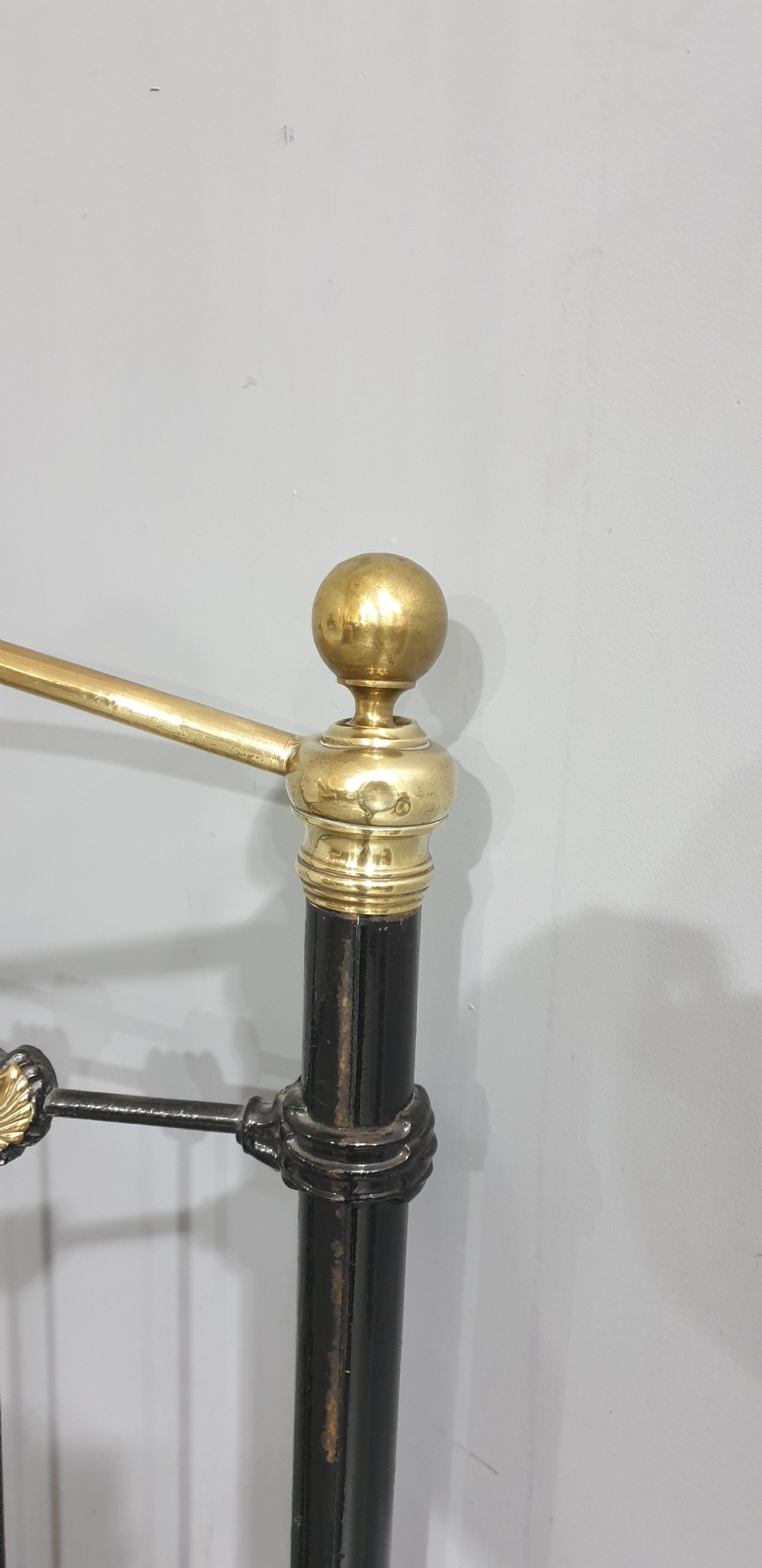 Victorian Brass and Iron Double Bed View VI