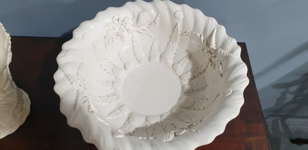 Wonderful Creamware Jug and Bowl View VI