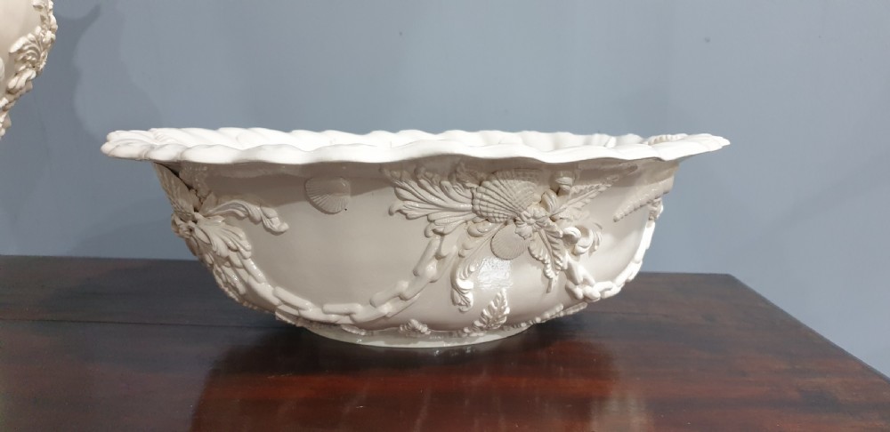 Wonderful Creamware Jug and Bowl View VII