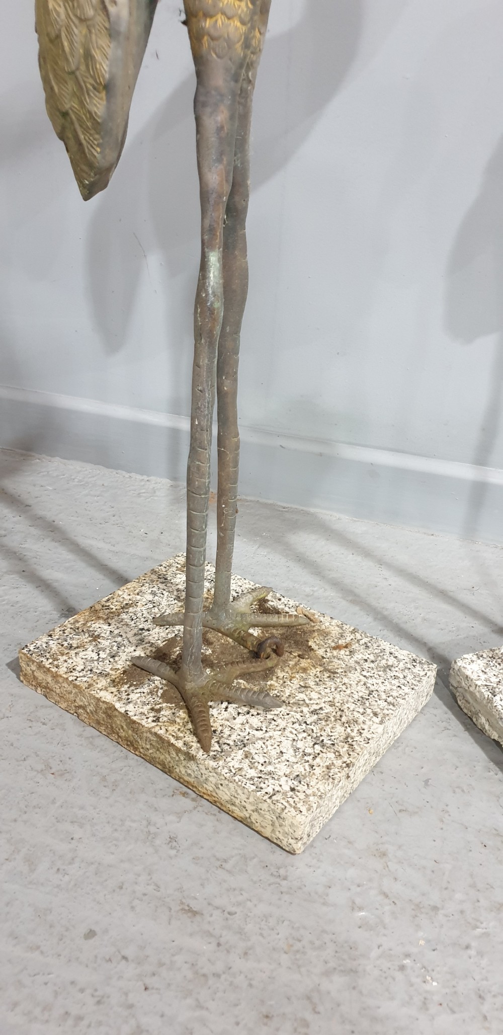 A Pair Of Metal Garden Japanese Cranes View V