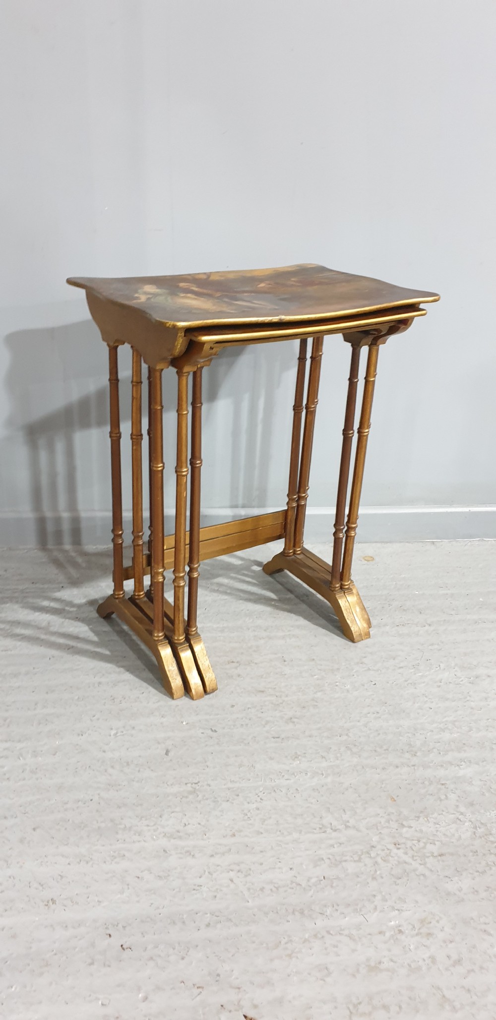 Nest of Three Vernis Martin Tables View VII