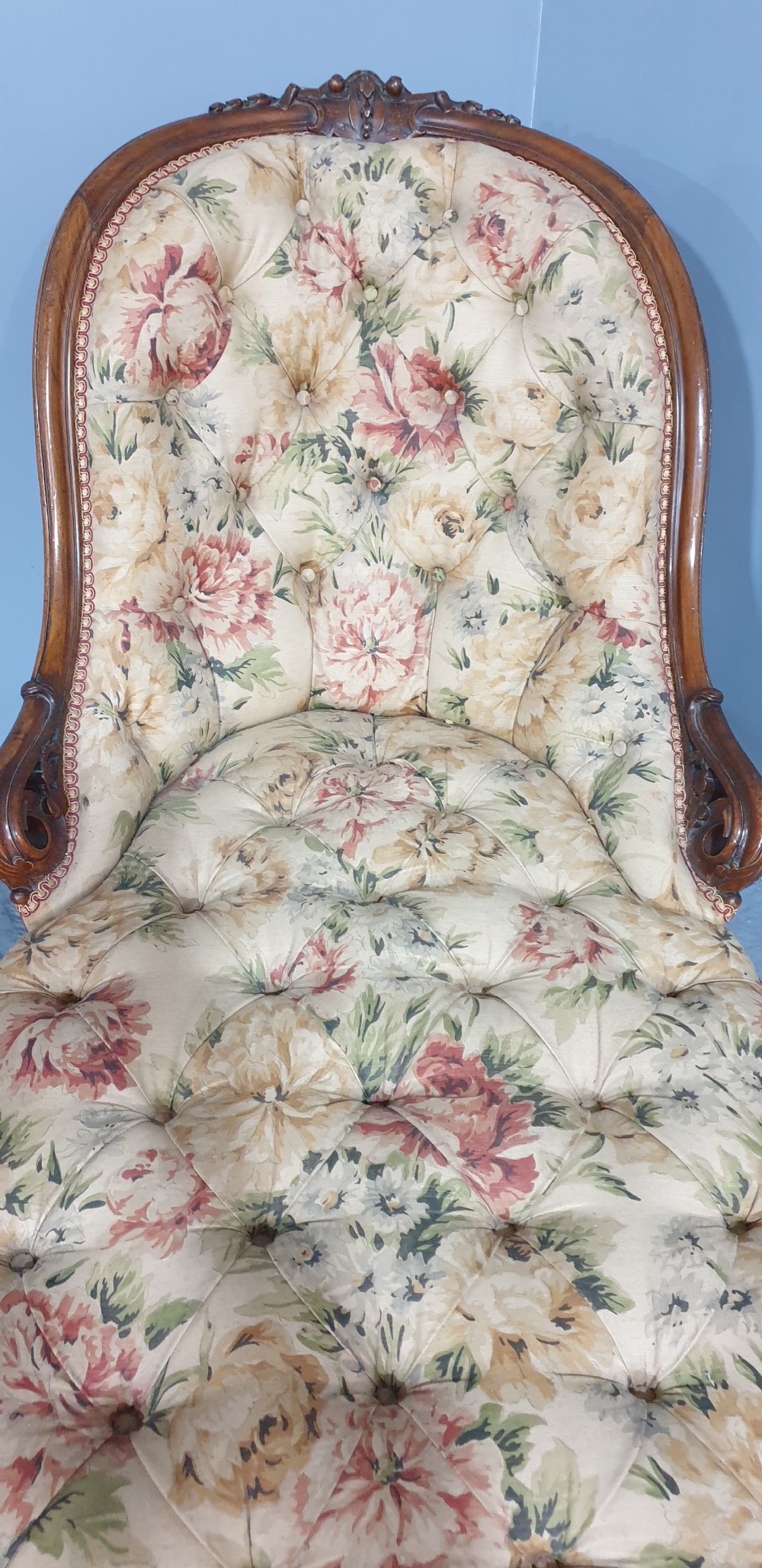 Super Victorian Mahogany Day Bed Chaise Lounge View XI