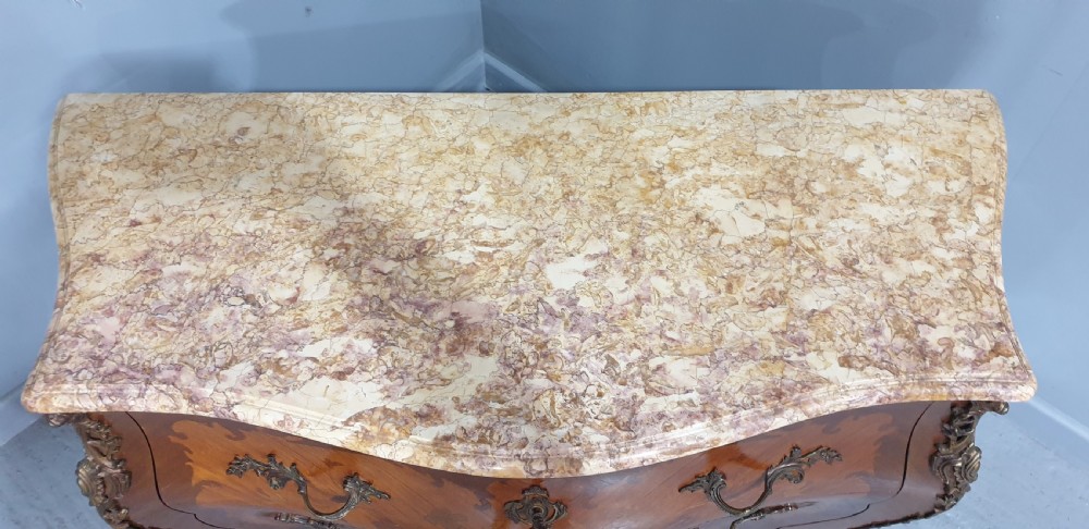 French Marquetry Commode Chest of Drawers View VIII