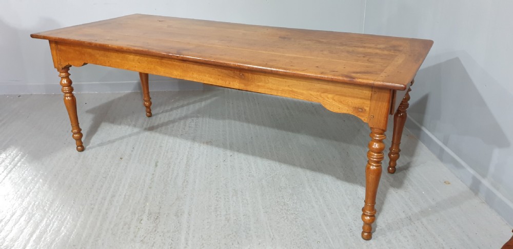 Super French Cherry Farmhouse Kitchen Table View XI