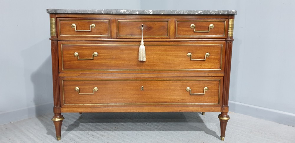 19thc French Directoire Commode Chest of Drawers View II