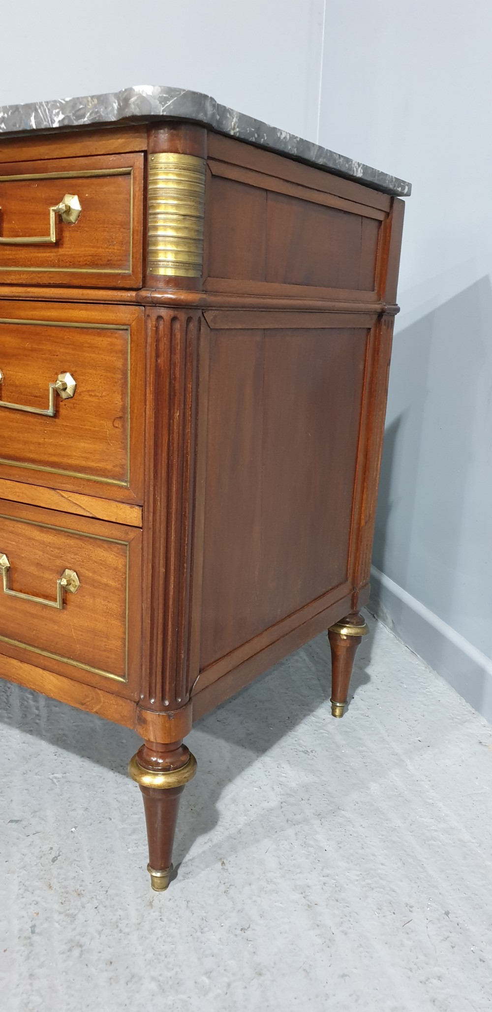 19thc French Directoire Commode Chest of Drawers View III