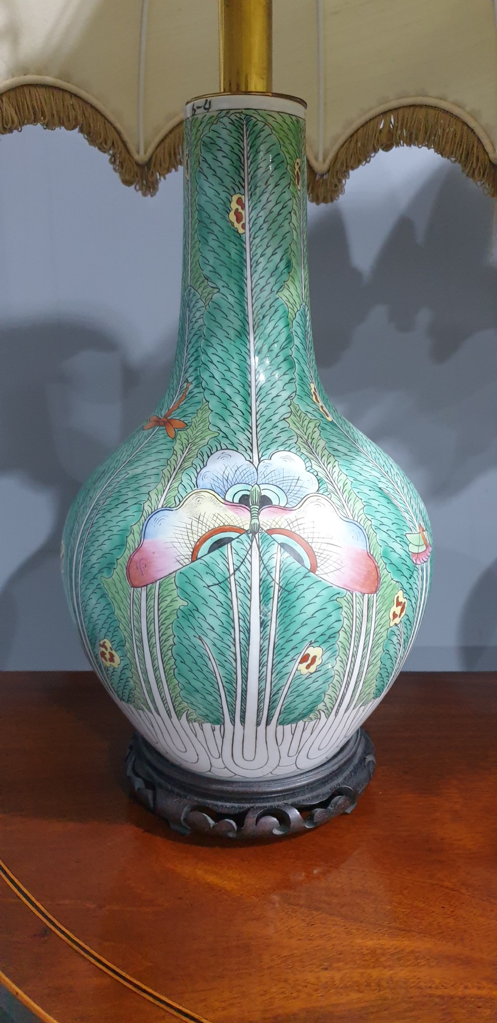 Lovely Pair Chinese Lamps View IV