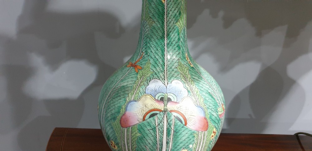 Lovely Pair Chinese Lamps View VI