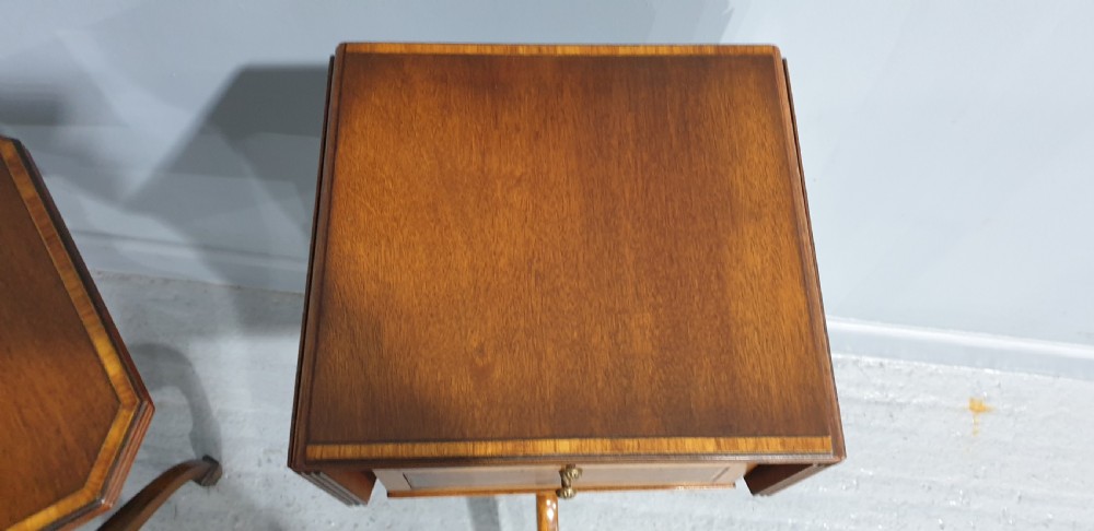 Super Pair Mahogany Lamp Tables View IV