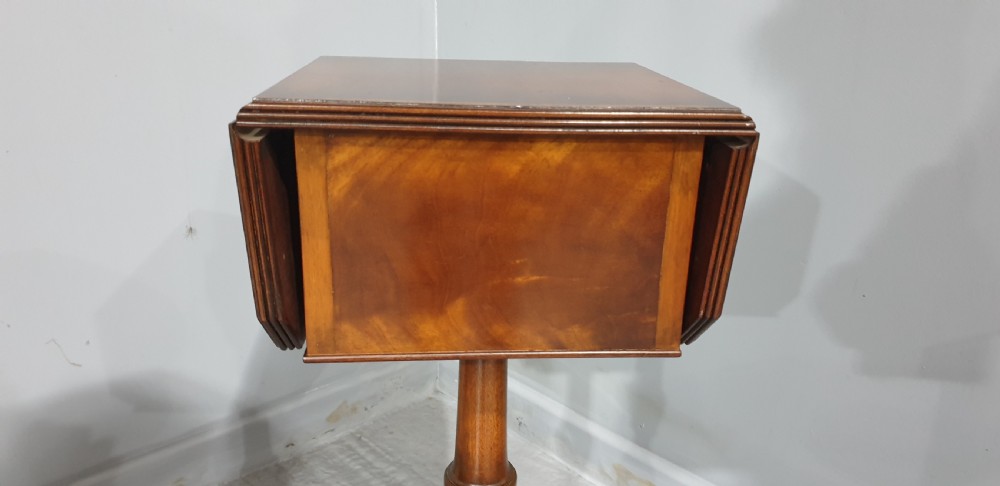 Super Pair Mahogany Lamp Tables View XII
