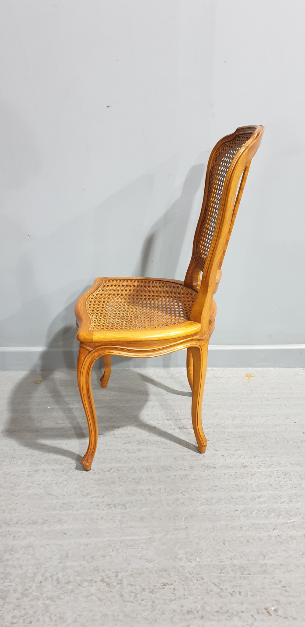 Superb Set six French Bergere Dining Chairs View VII