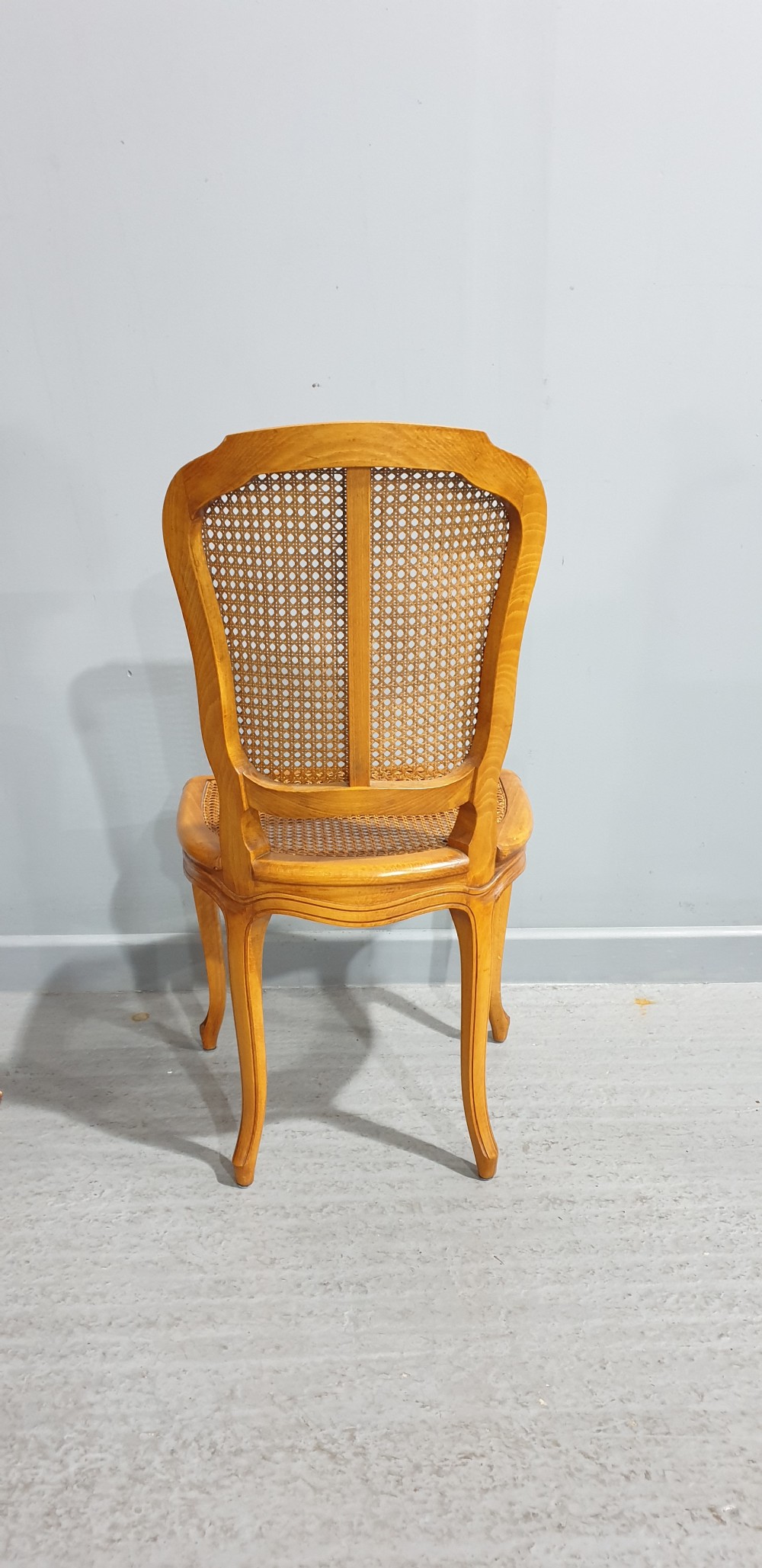 Superb Set six French Bergere Dining Chairs View VIII