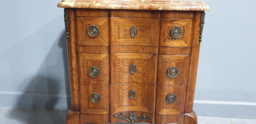 Wonderful French Miniature Chest of Drawers View III