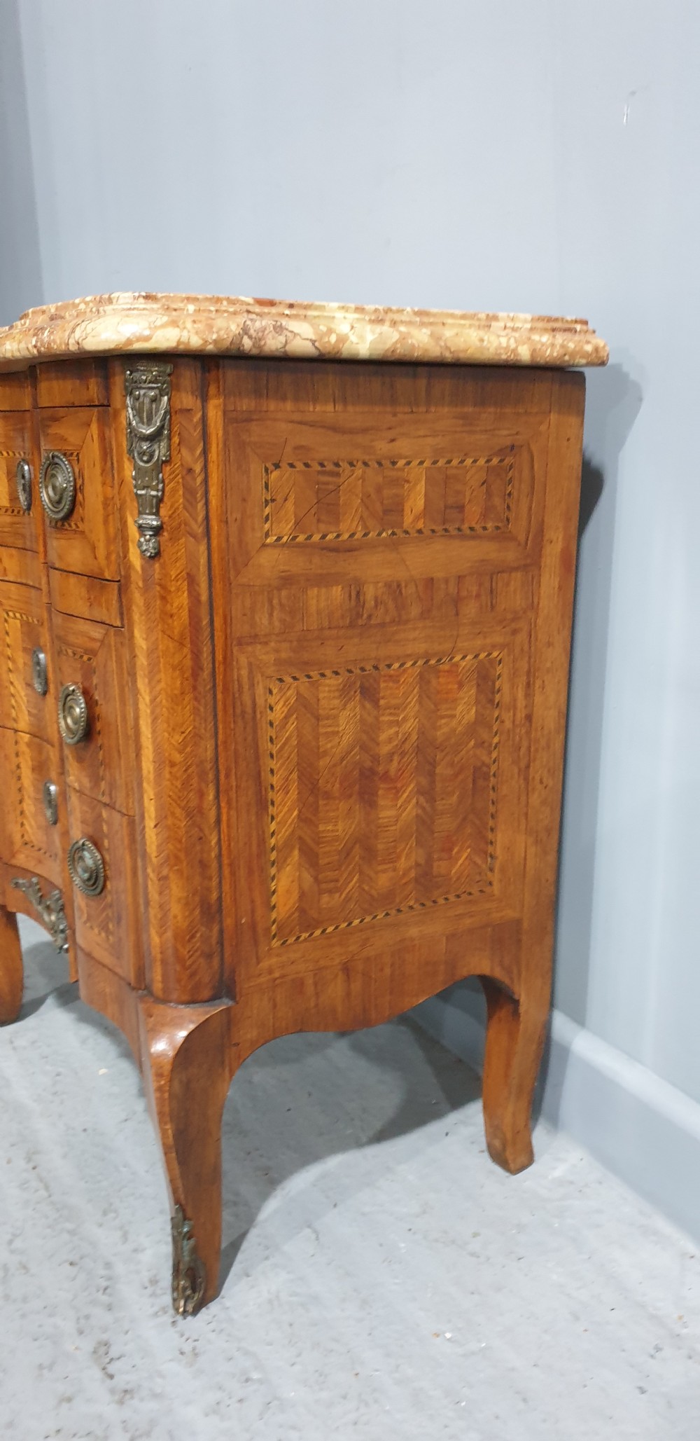 Wonderful French Miniature Chest of Drawers View X
