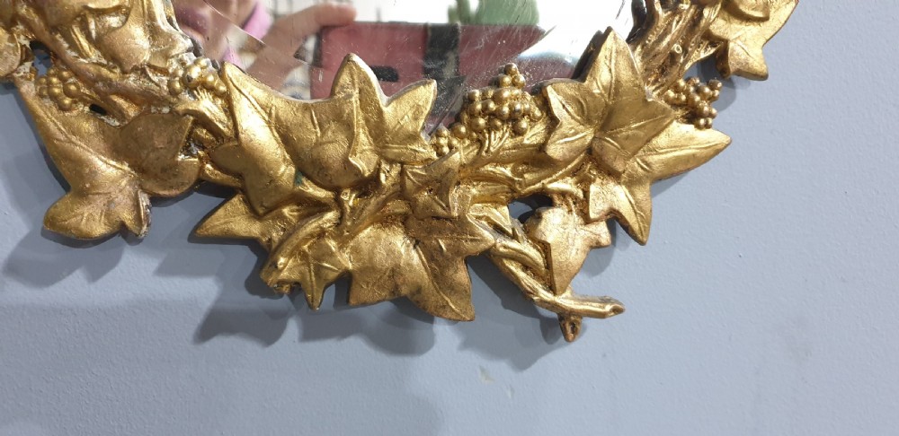 Regency Gilt Metal Mirror View II