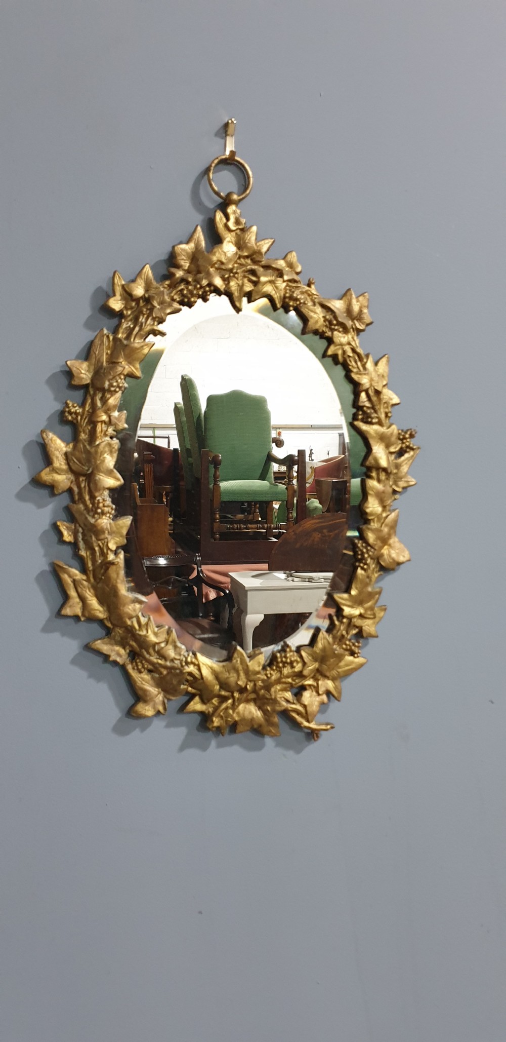 Regency Gilt Metal Mirror View V