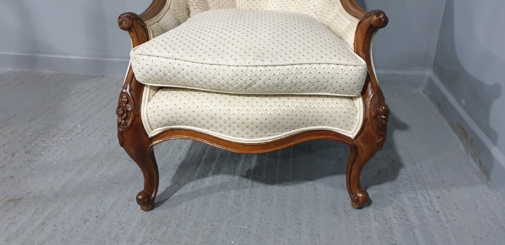 Victorian Upholstered Chair View V