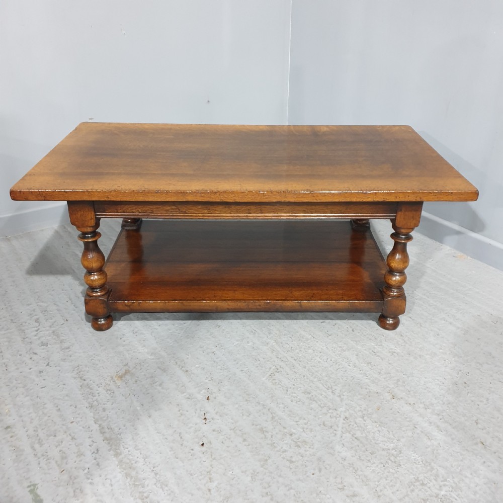 Solid Oak Plank Coffee Table