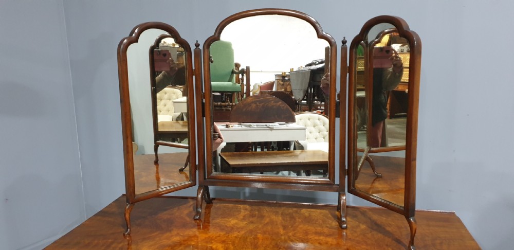 Burr Walnut Dressing Table View VI