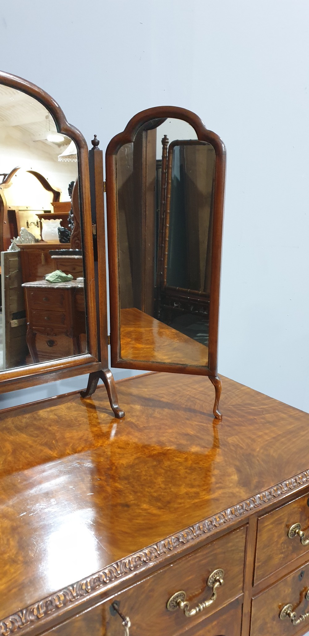 Burr Walnut Dressing Table View VII